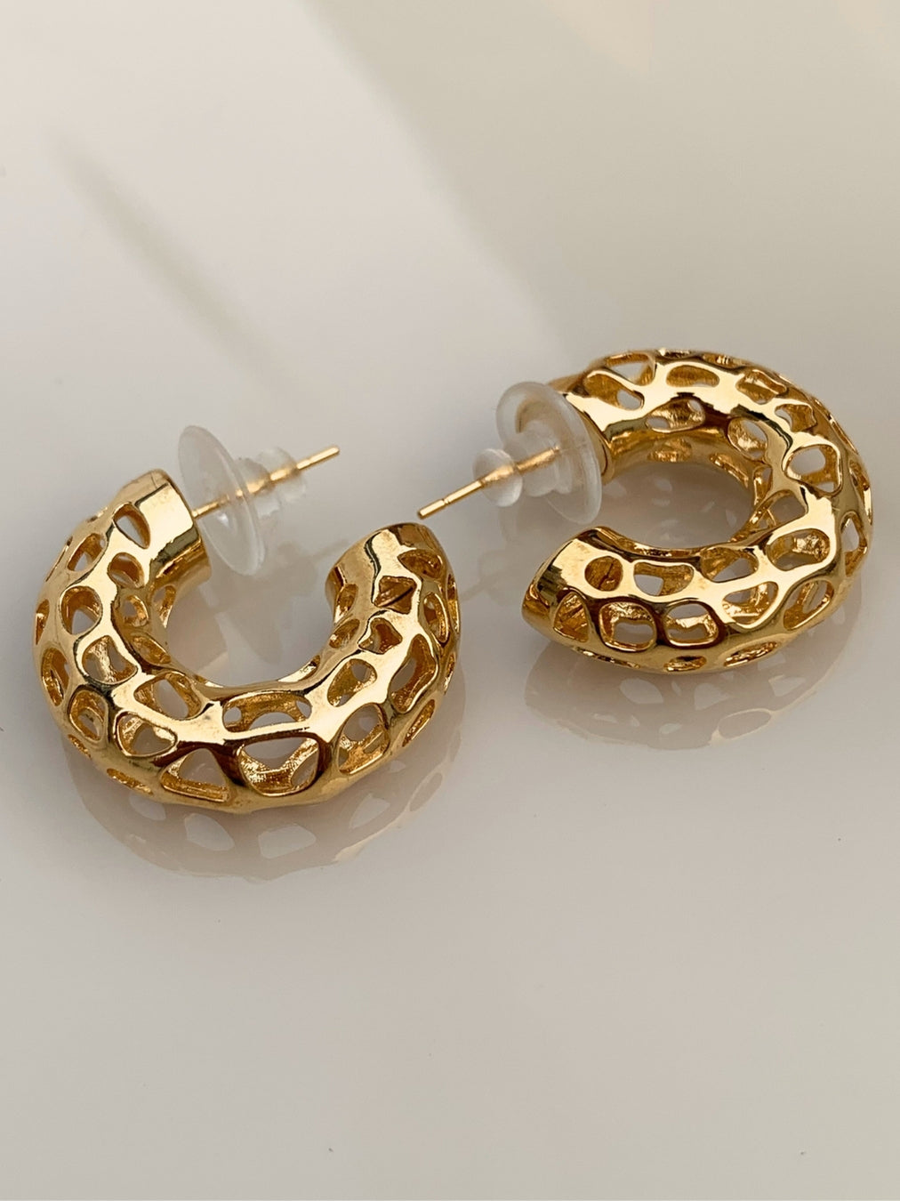 HIVE HOOPS (GOLD)